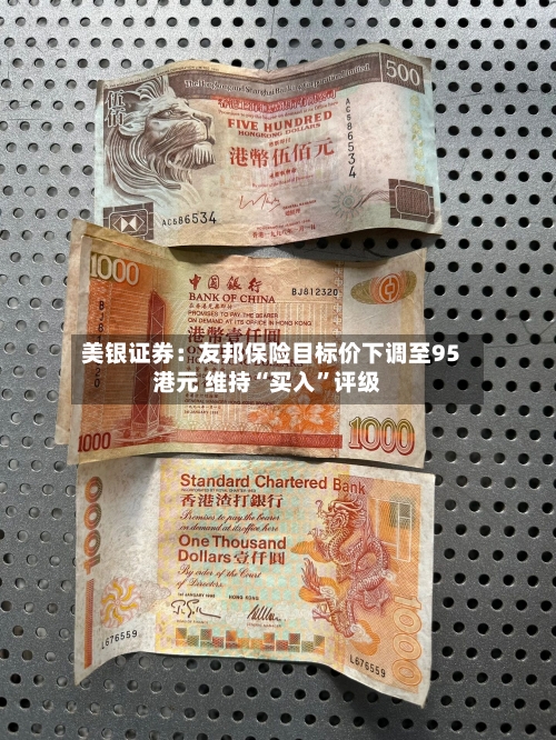 美银证券：友邦保险目标价下调至95港元 维持“买入	”评级-第3张图片