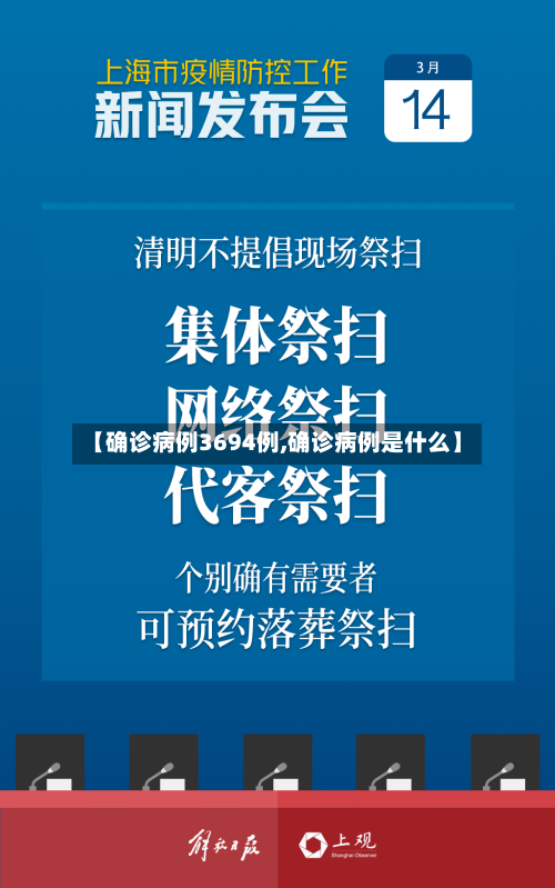 【确诊病例3694例,确诊病例是什么】