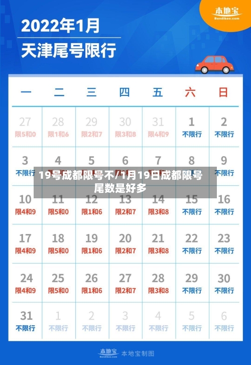 19号成都限号不/1月19日成都限号尾数是好多-第2张图片