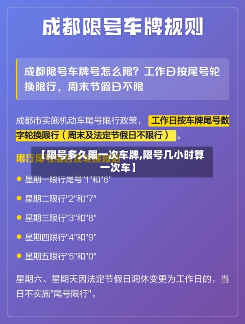 【限号多久限一次车牌,限号几小时算一次车】