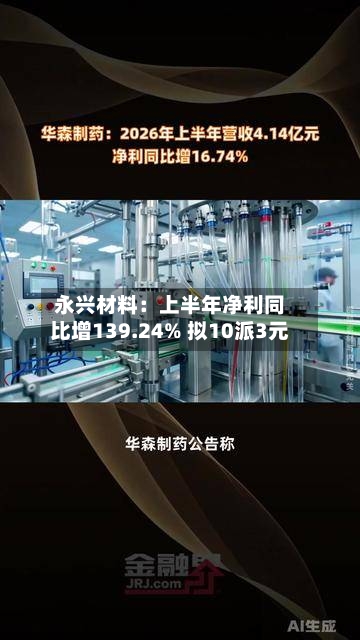 永兴材料：上半年净利同比增139.24% 拟10派3元-第1张图片