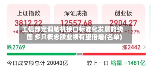工信部定调脑机接口标准化发展路线图 多只概念股业绩有望倍增(名单)