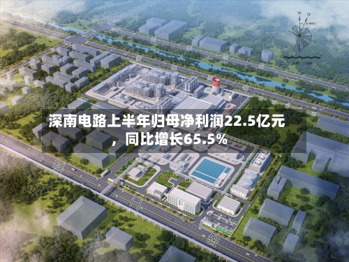 深南电路上半年归母净利润22.5亿元，同比增长65.5%-第2张图片