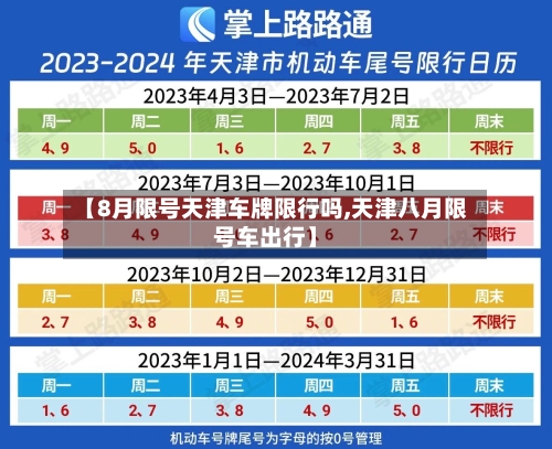 【8月限号天津车牌限行吗,天津八月限号车出行】