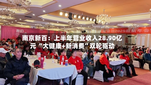 南京新百：上半年营业收入28.90亿元 “大健康+新消费”双轮驱动-第3张图片