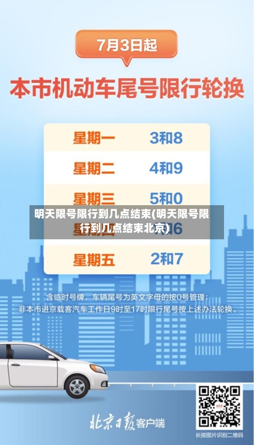 明天限号限行到几点结束(明天限号限行到几点结束北京)