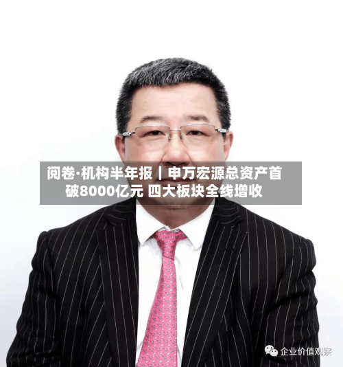 阅卷·机构半年报｜申万宏源总资产首破8000亿元 四大板块全线增收