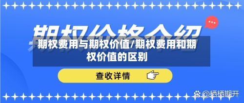 期权费用与期权价值/期权费用和期权价值的区别-第2张图片