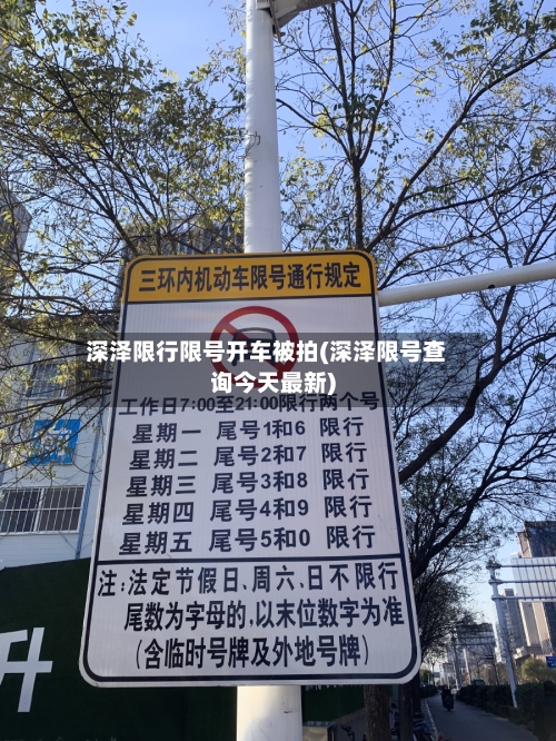 深泽限行限号开车被拍(深泽限号查询今天最新)-第3张图片