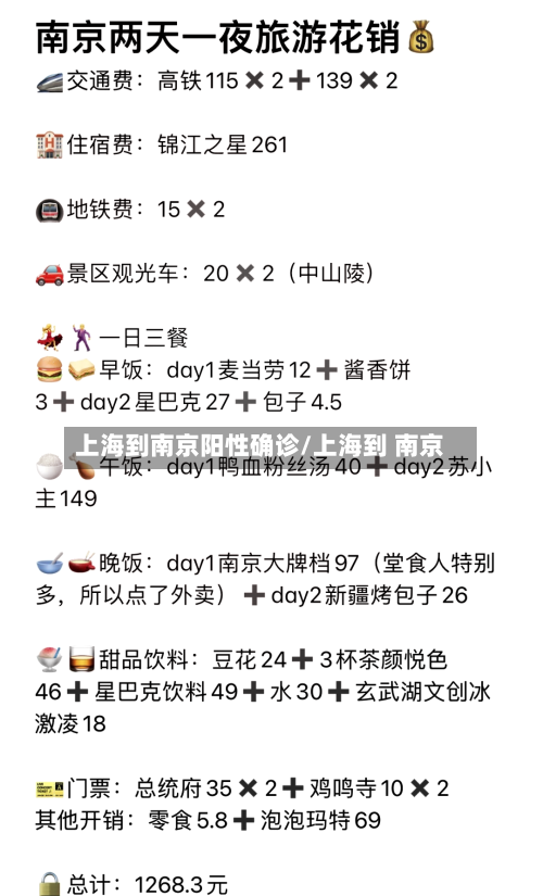 上海到南京阳性确诊/上海到 南京
