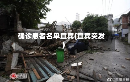 确诊患者名单宜宾(宜宾突发)-第3张图片