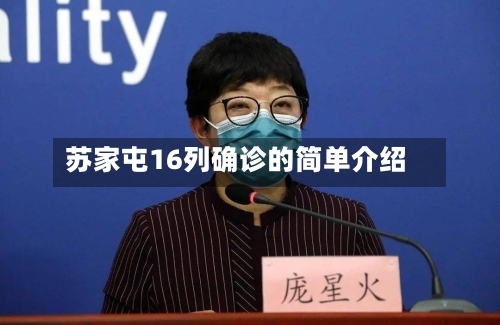 苏家屯16列确诊的简单介绍-第2张图片
