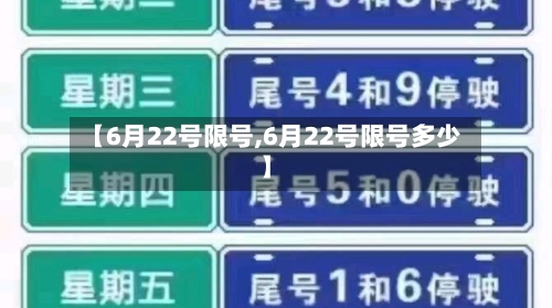 【6月22号限号,6月22号限号多少】
