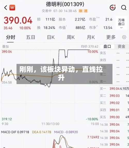 刚刚，该板块异动	，直线拉升-第3张图片