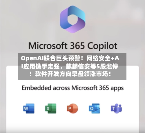 OpenAI联合巨头预警！网络安全+AI应用携手走强	，麒麟信安等5股涨停！软件开发方向早盘领涨市场！-第3张图片