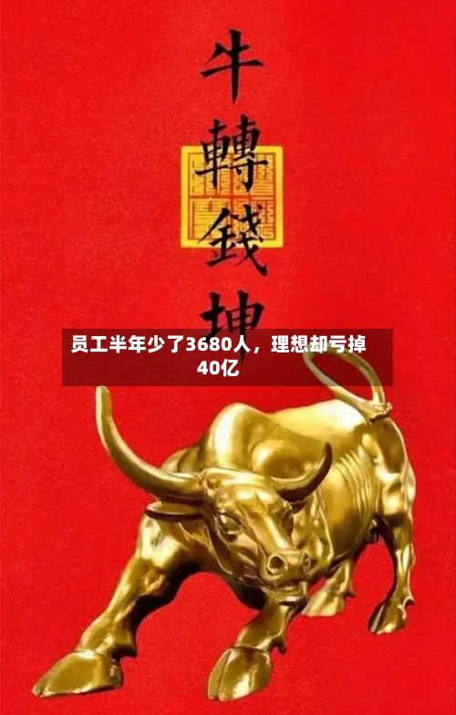 员工半年少了3680人，理想却亏掉40亿