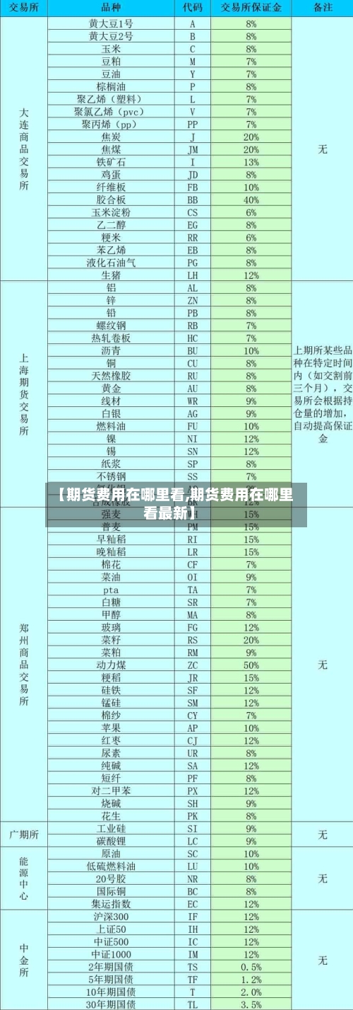 【期货费用在哪里看,期货费用在哪里看最新】