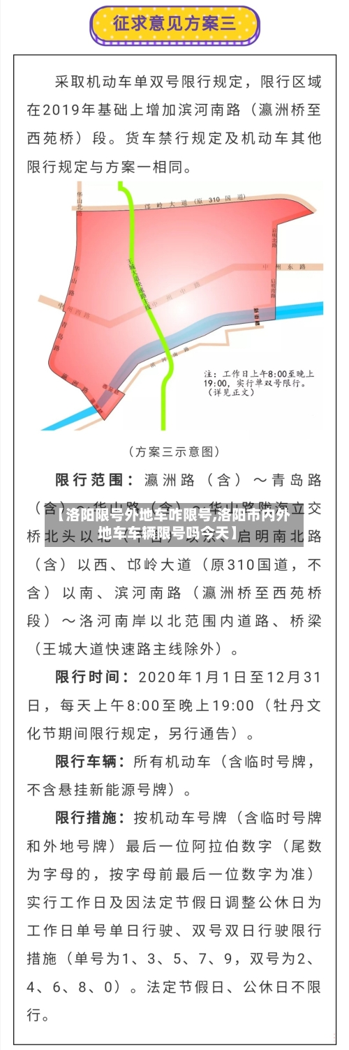 【洛阳限号外地车咋限号,洛阳市内外地车车辆限号吗今天】-第2张图片