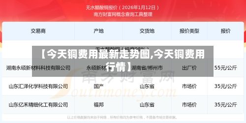 【今天铜费用最新走势图,今天铜费用行情】-第3张图片