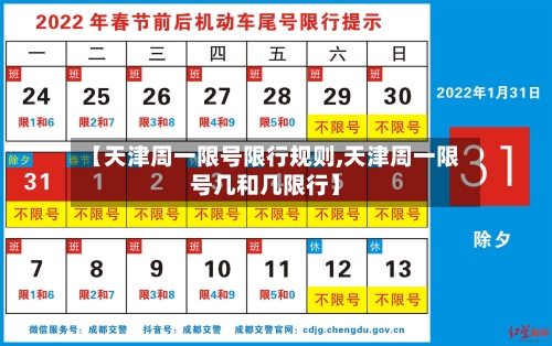 【天津周一限号限行规则,天津周一限号几和几限行】-第2张图片