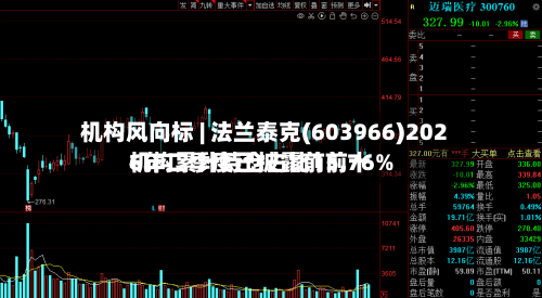 机构风向标 | 法兰泰克(603966)2026年二季度已披露前前十
机构累计持仓占比15.76%-第2张图片