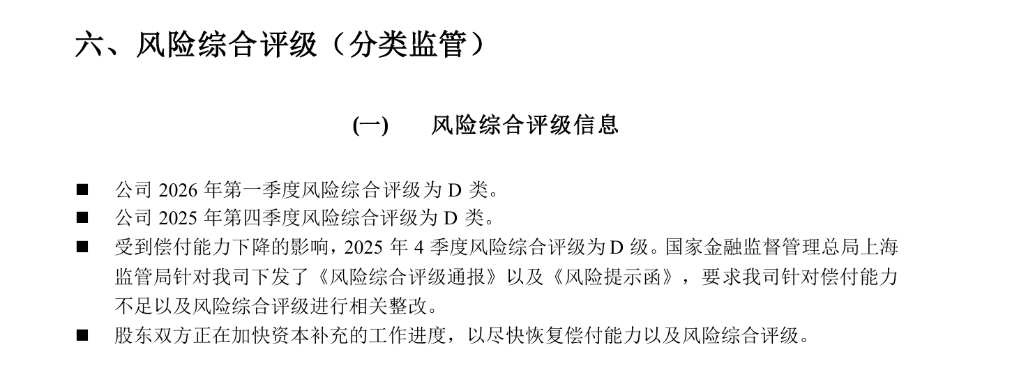 监管出具三条强制措施	，长生人寿开启自救倒计时