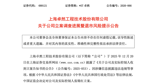 688121，或触及重大违法强制退市